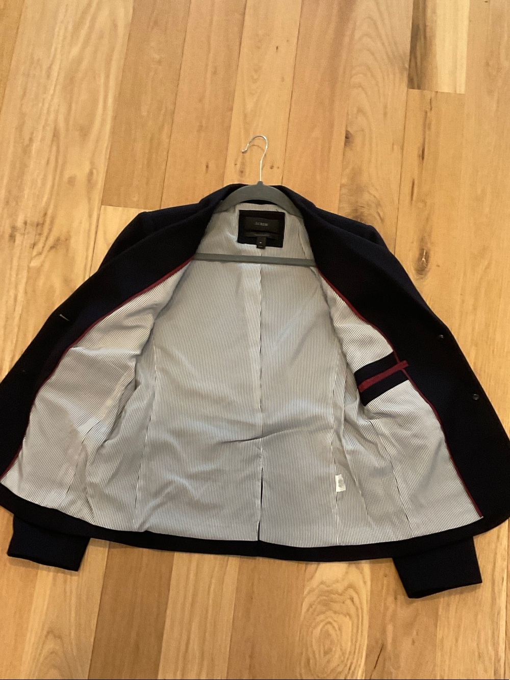 J. Crew Black Tailored Blazer with Gold Buttons - Picture 3 of 6